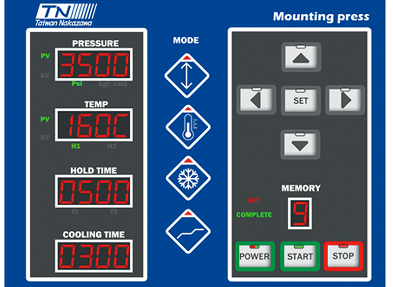 Programmable Module | TNM-32AX Metallographic Pretreatment | Taiwan Nakazawa